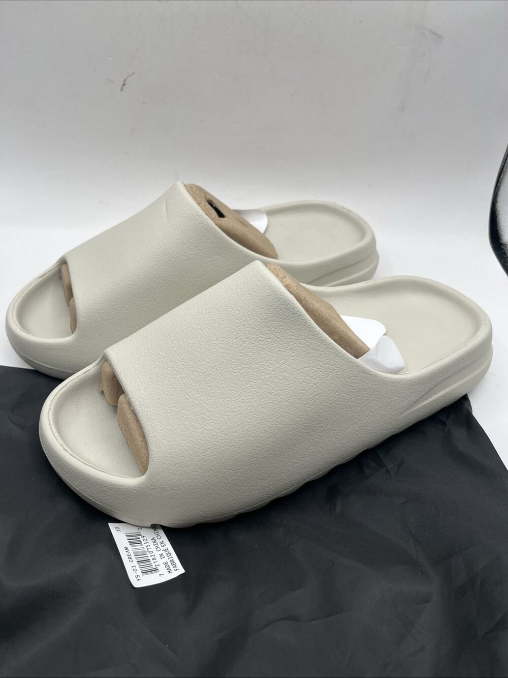 Yeezy Slide YS-01 Cream Beige Men's Size US 10 KNOW YOUR SIZE New